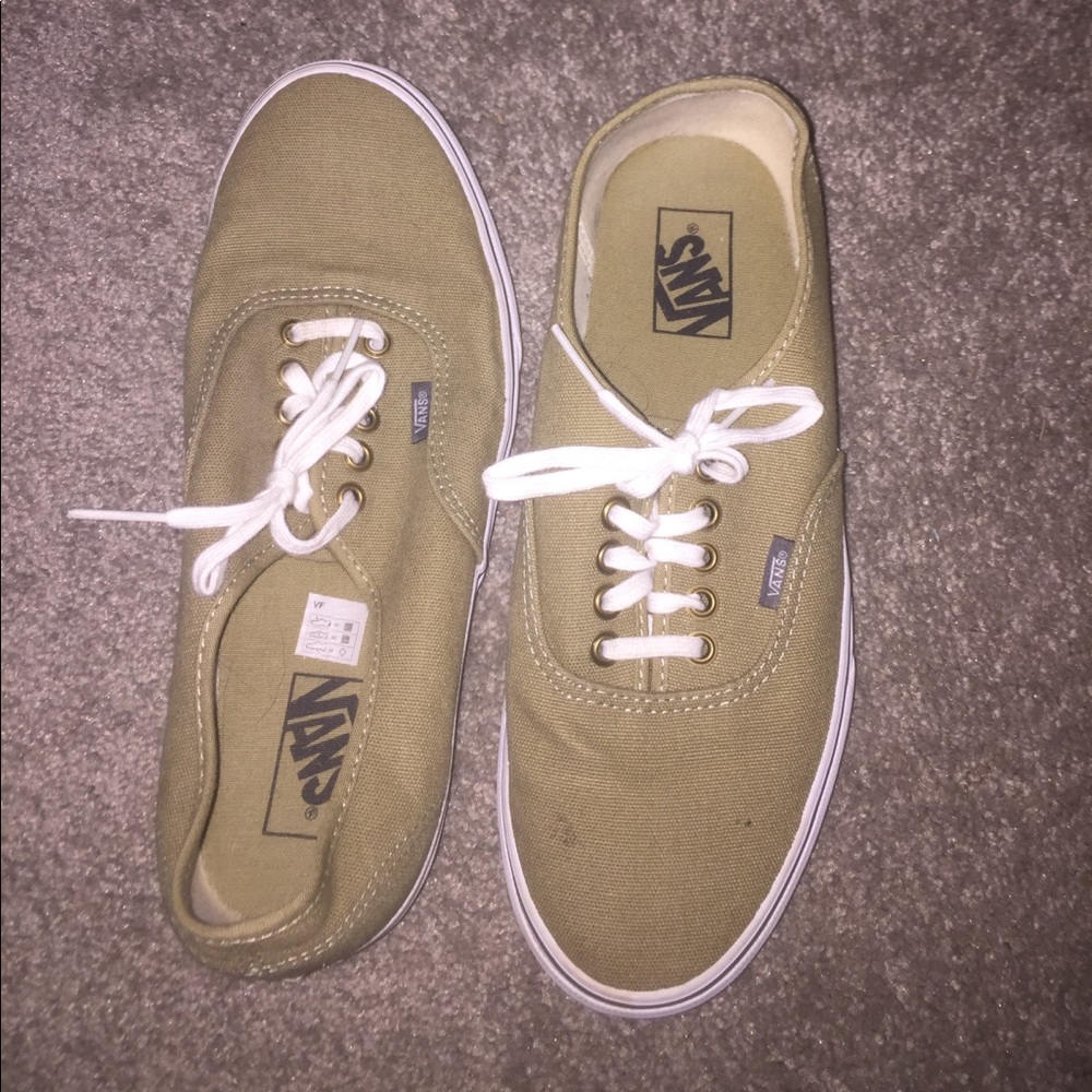 Olive colored Vans