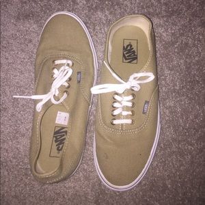 Olive colored Vans