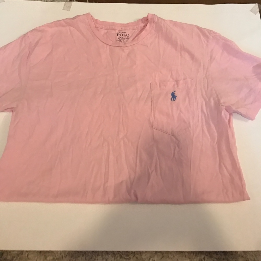 Pink polo t shirt