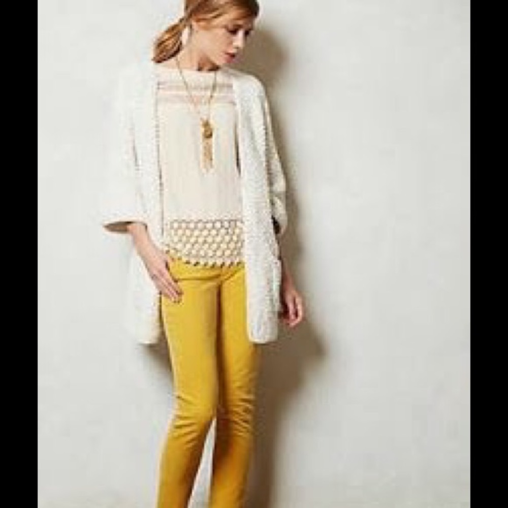 Anthropologie Pilcro and the letterpress pants