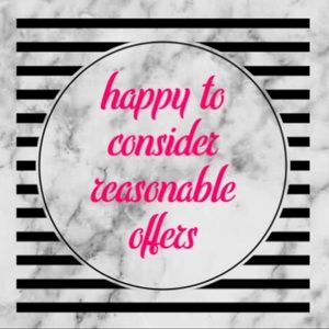 Feel free to make offers!