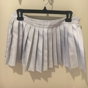 Silence + Noise silver skort
