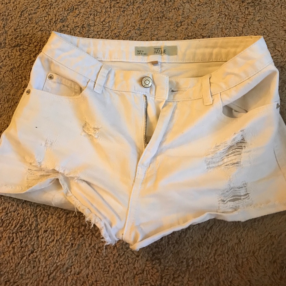 Topshop moto shorts