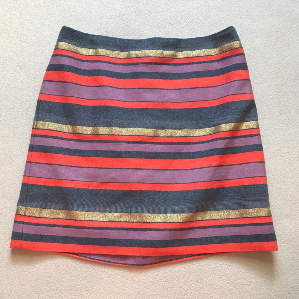 J Crew Stripe Skirt