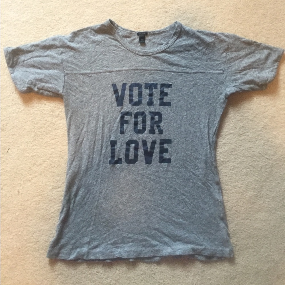 J. Crew "Vote For Love" T-Shirt