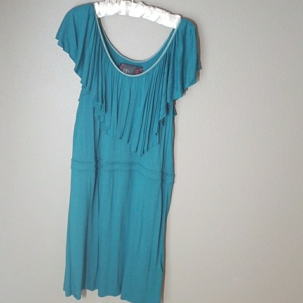 Turquoise dress