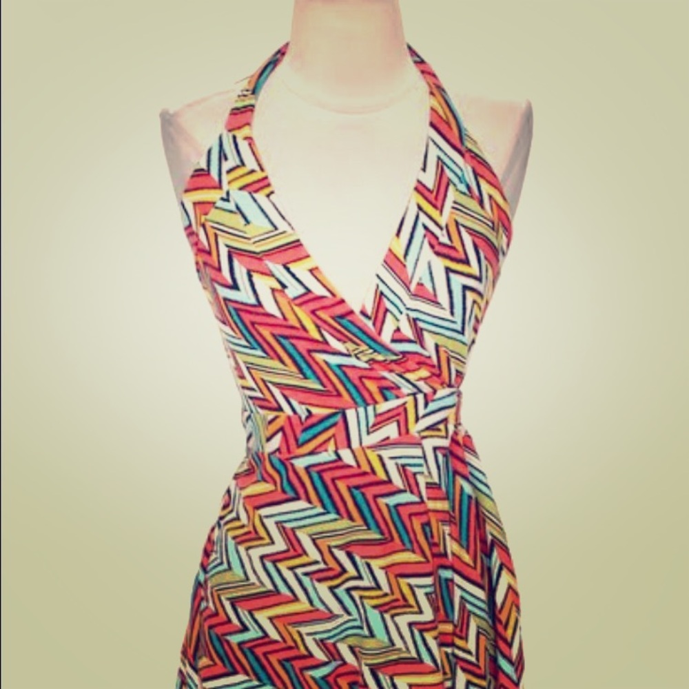 GAP Wrap Halter Dress Size S