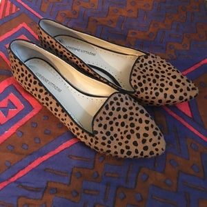 Adrienne Vittadini Leopard Cheetah Flats 7 1/2