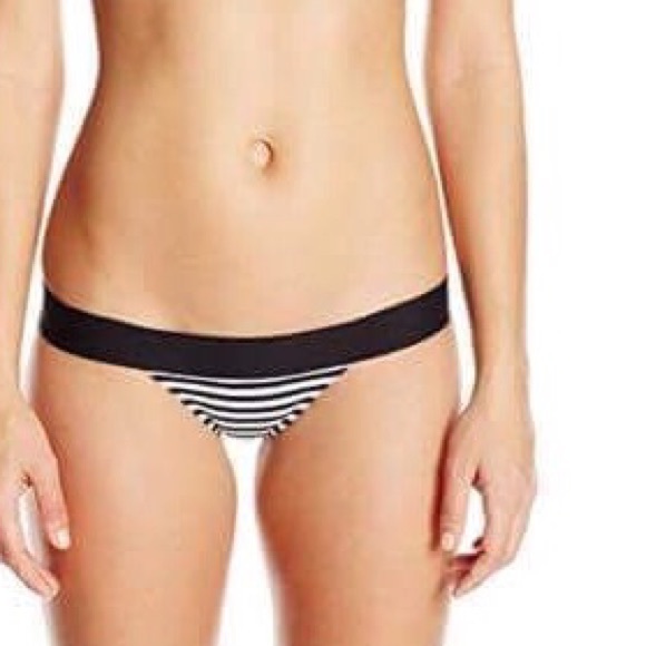 Kamalikulture black and white stripe banded bikini - Picture 3 of 6