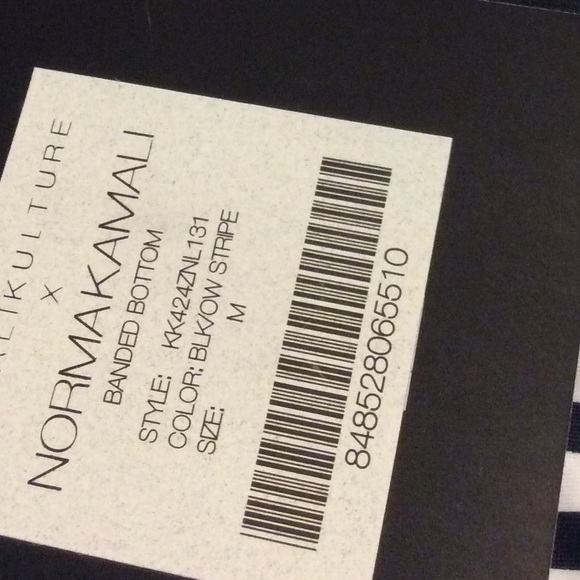 Kamalikulture black and white stripe banded bikini - Picture 6 of 6