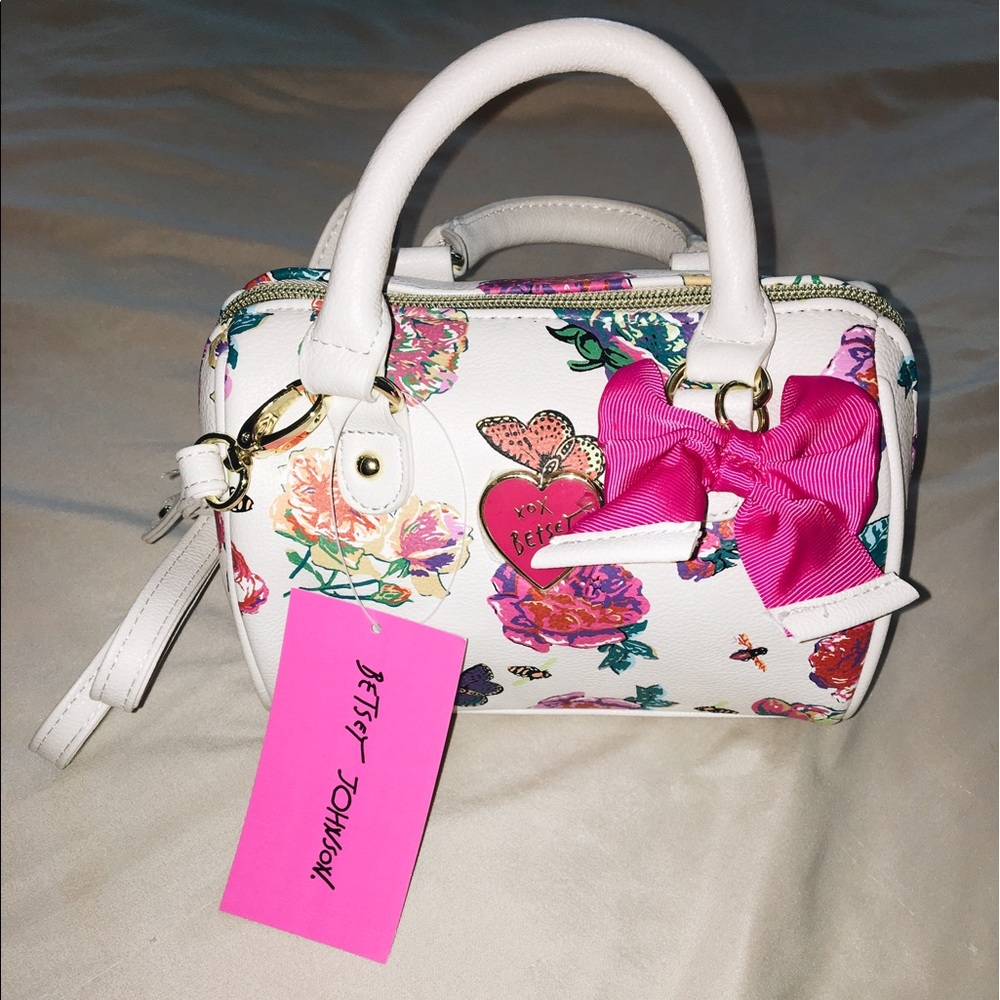 Betsey Johnson small floral bag