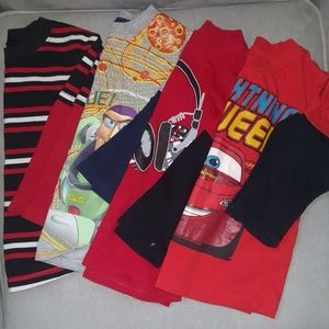Host pick 7/6 4 Pack of Toddler Boy layered Shirts
