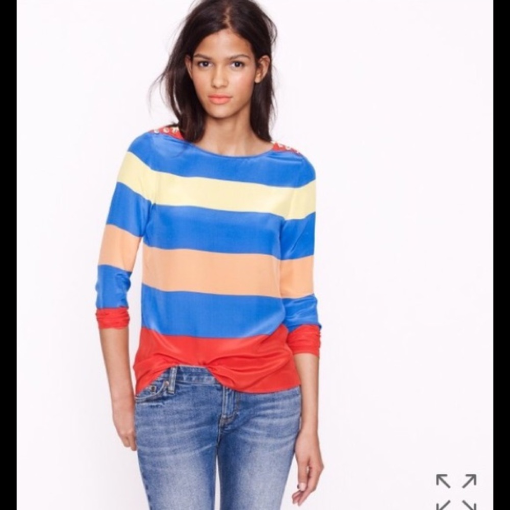 J Crew nautical striped top