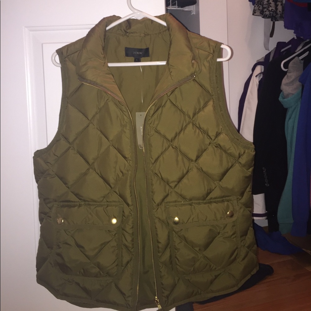 NWT J.Crew Excursion Quilted Down Vest