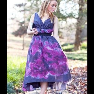 Neiman Marcus Lela Rose high low dress