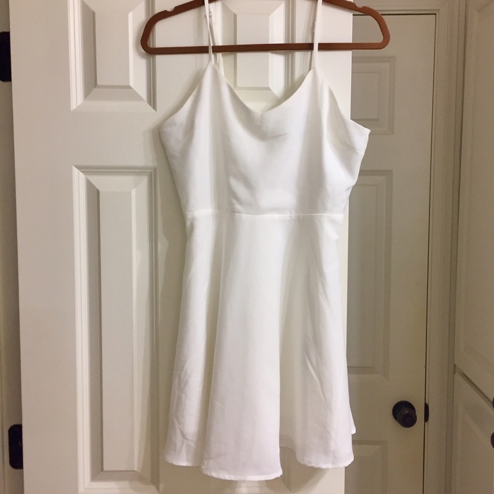 NWT Fit and Flare White Dress