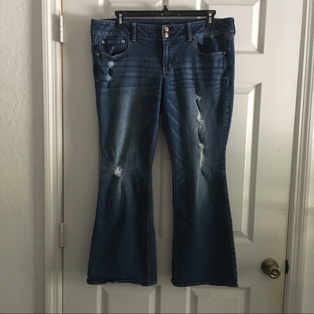 NWOT American Eagle AE Artist Jeans Women's 18 S