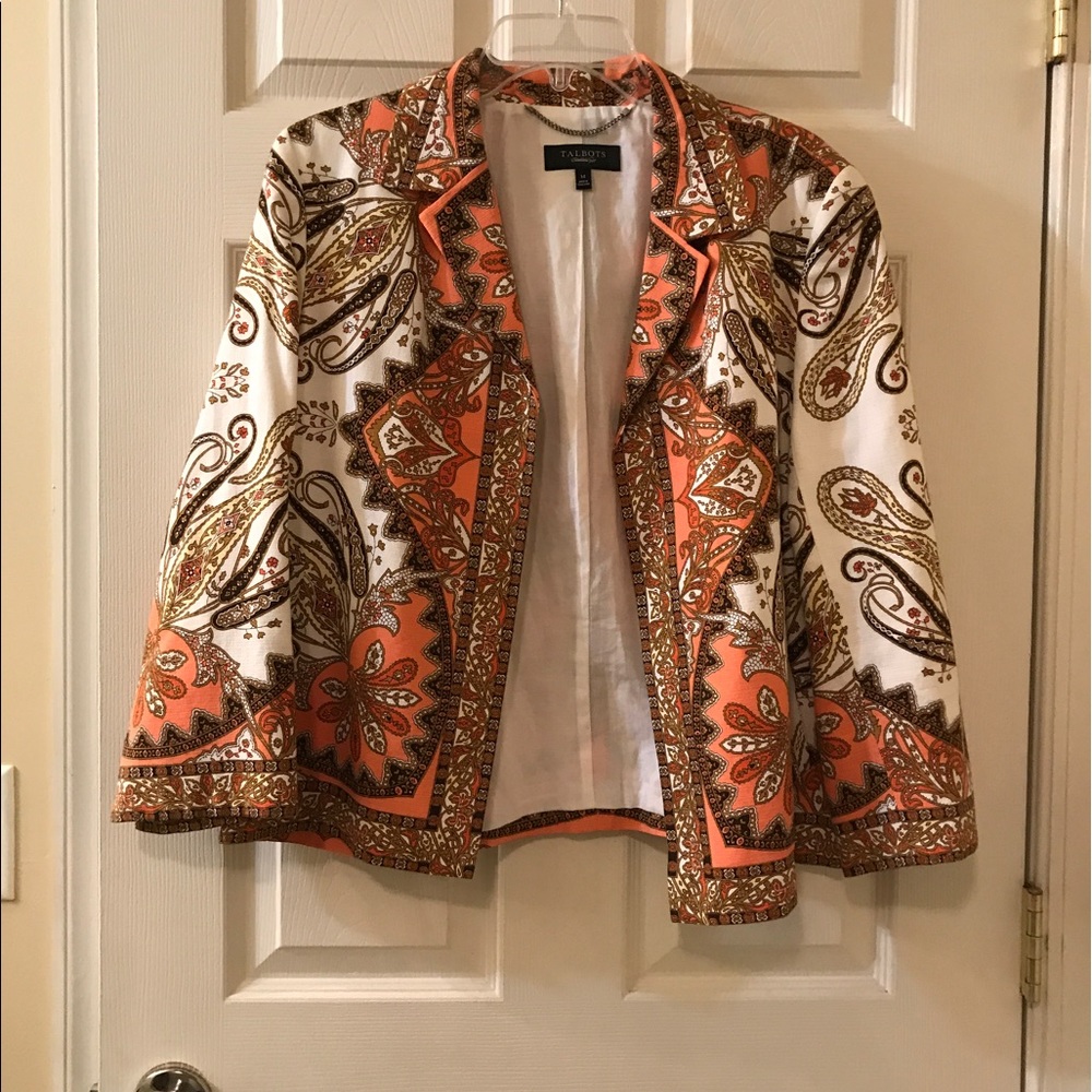 Talbots Multi Colored Jacket