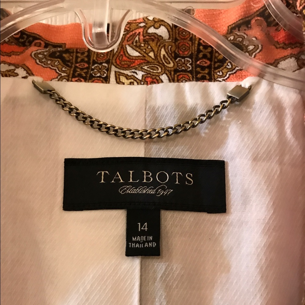 Talbots Multi Colored Jacket - Picture 2 of 3