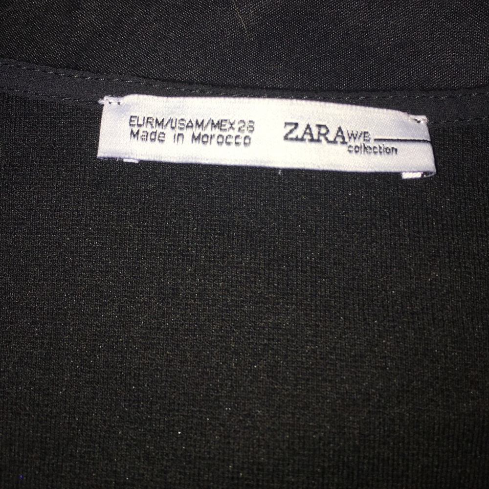 Zara crop shirt
