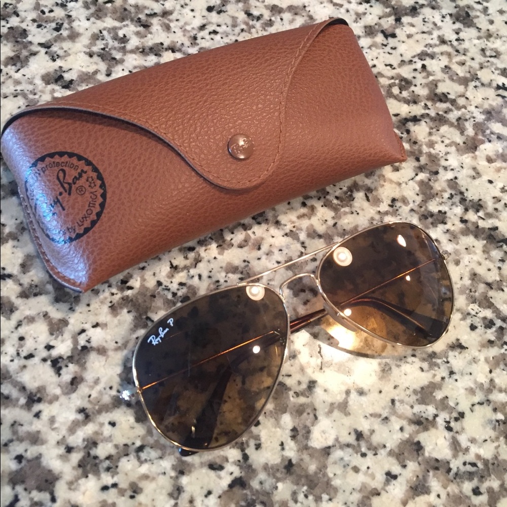 Authentic Ray-ban aviators.