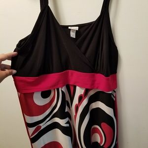 Flirty Veniza plus size tank top