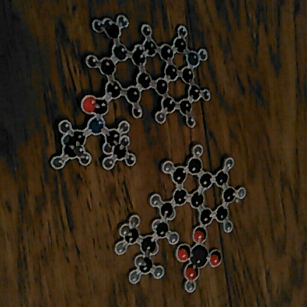 Psilocybin & LSD molecule patch *for brigtaf22*