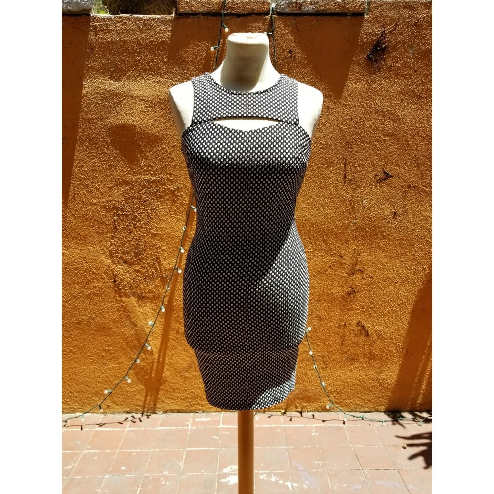 Black and White Short Dress