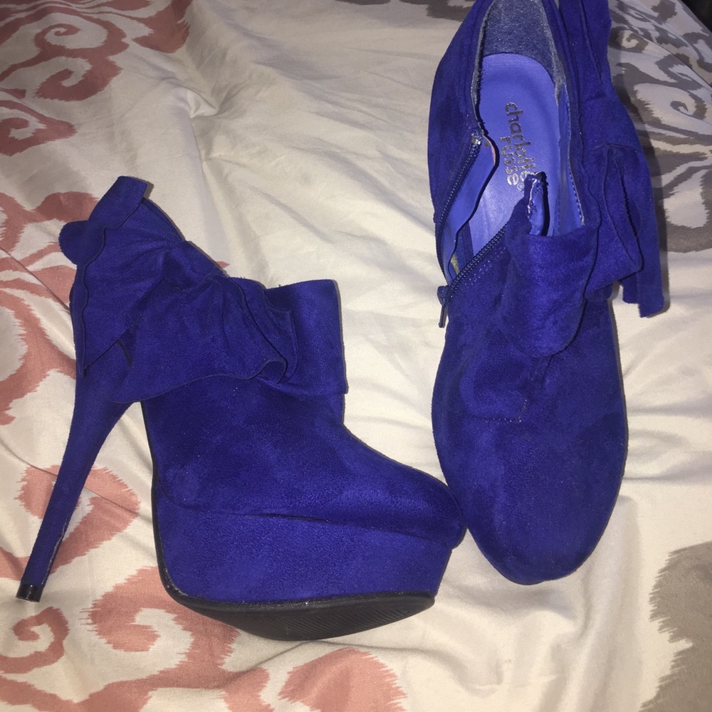 Blue heels