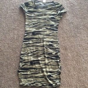 Camouflaged dress