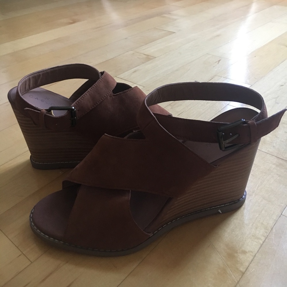 Brown Summer Wedges ☀️