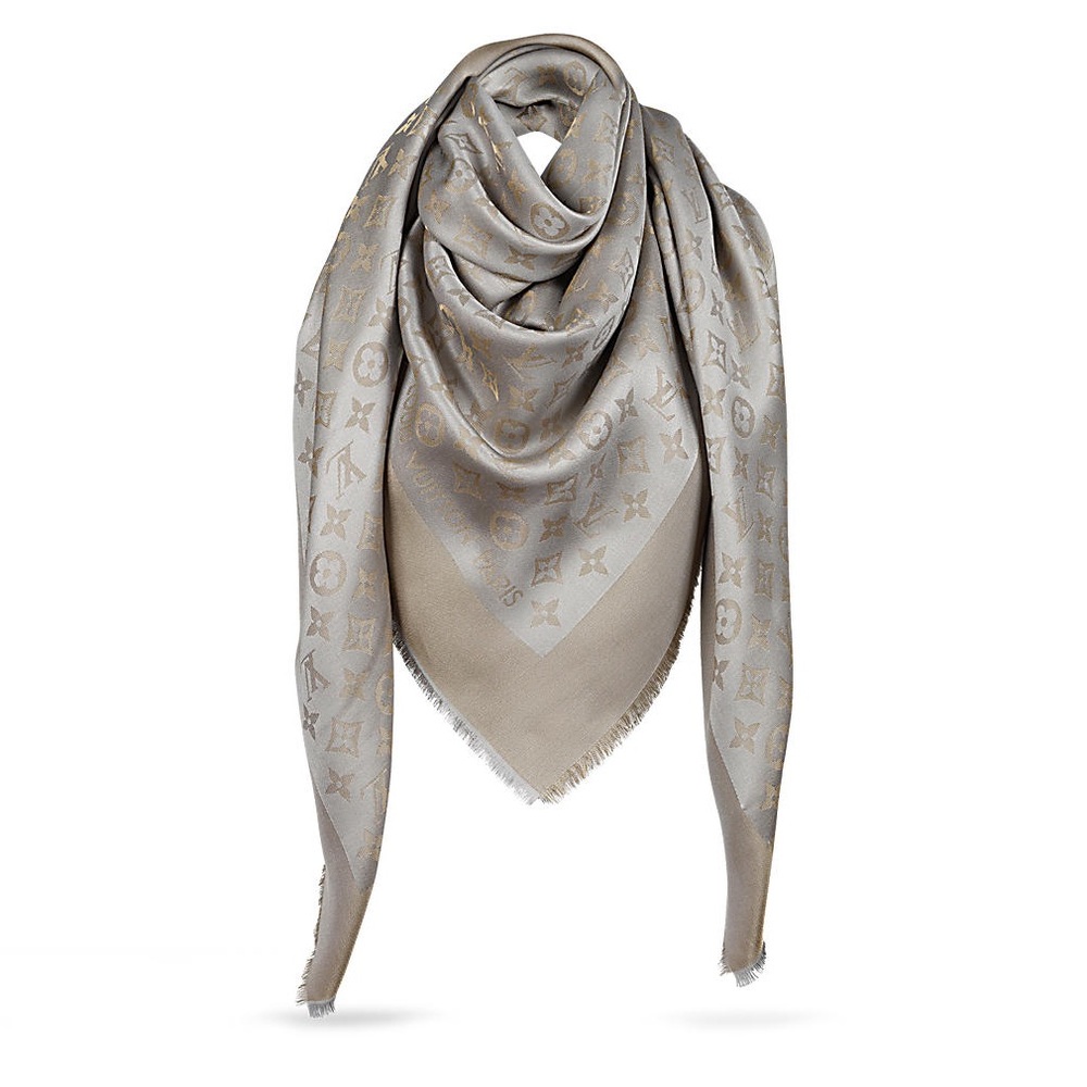 *sold* Louis Vuitton monogram shine shawl
