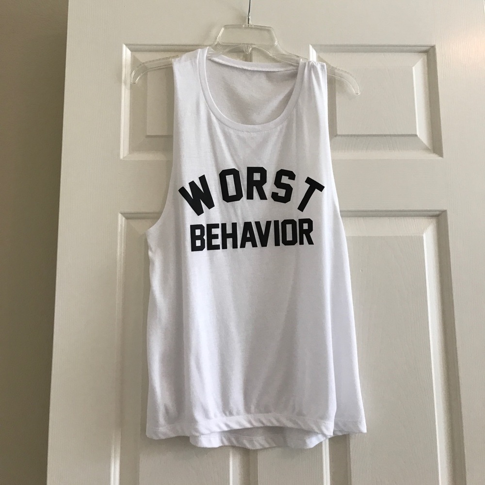 Private Party Worst Behavior Tank Size S