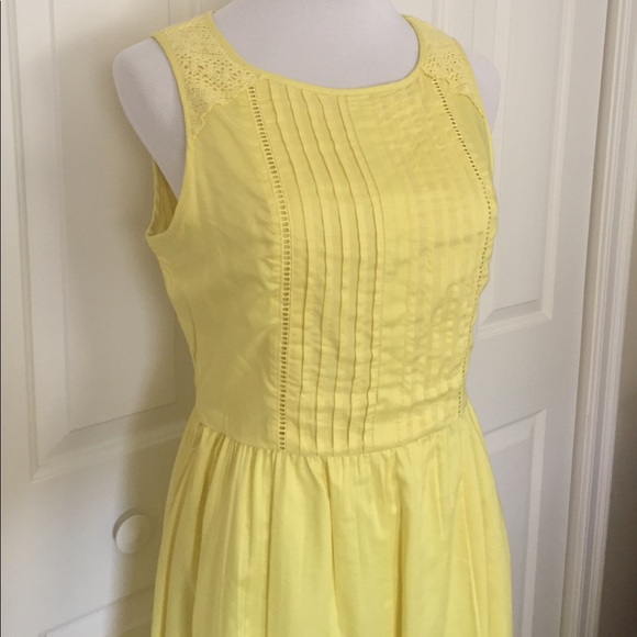 NWT size medium yellow summer sleeveless dress - Picture 2 of 6