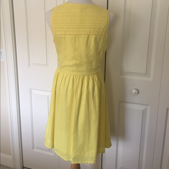 NWT size medium yellow summer sleeveless dress - Picture 4 of 6