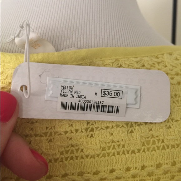 NWT size medium yellow summer sleeveless dress - Picture 5 of 6