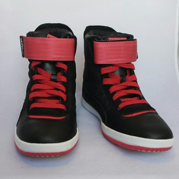 Puma 'Celerity'  Leather Hi-Top Sneakers - Picture 2 of 7