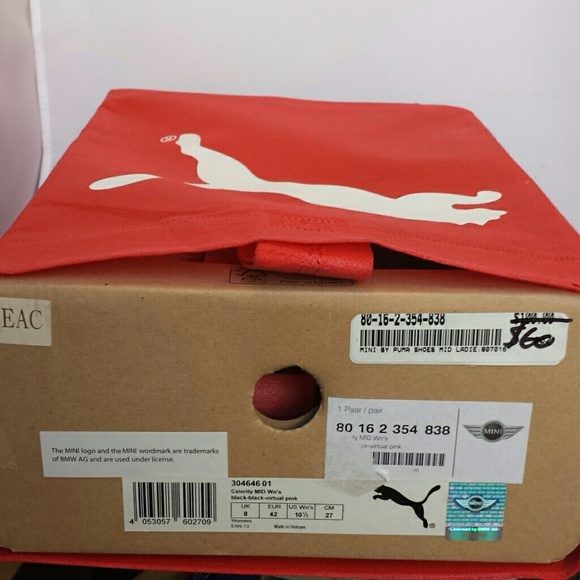 Puma 'Celerity'  Leather Hi-Top Sneakers - Picture 5 of 7