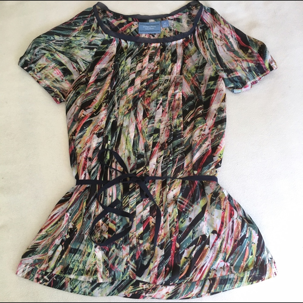 🔴SALE!🔴Vera Wang Tie Front Blouse XS