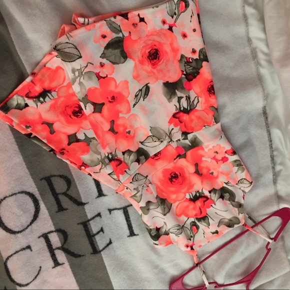 NWT Neon coral romper - Picture 3 of 3