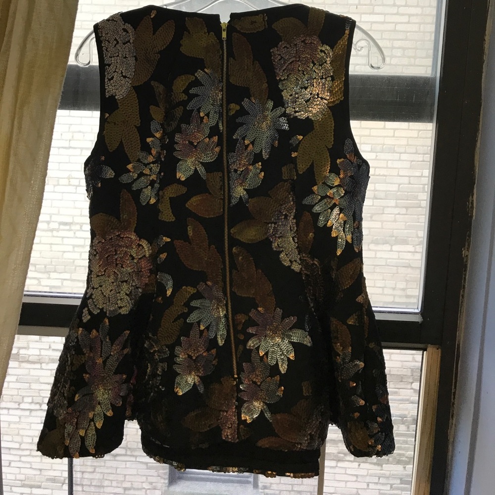 Keepsake Wonderwall Sequin Peplum Top - Picture 6 of 6
