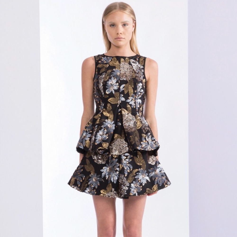 Keepsake Wonderwall Sequin Peplum Top - Picture 4 of 6