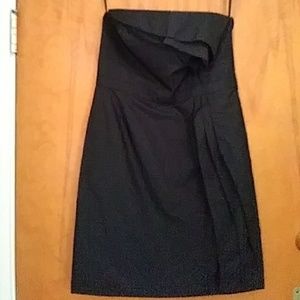 Strapless Black Summer Dress