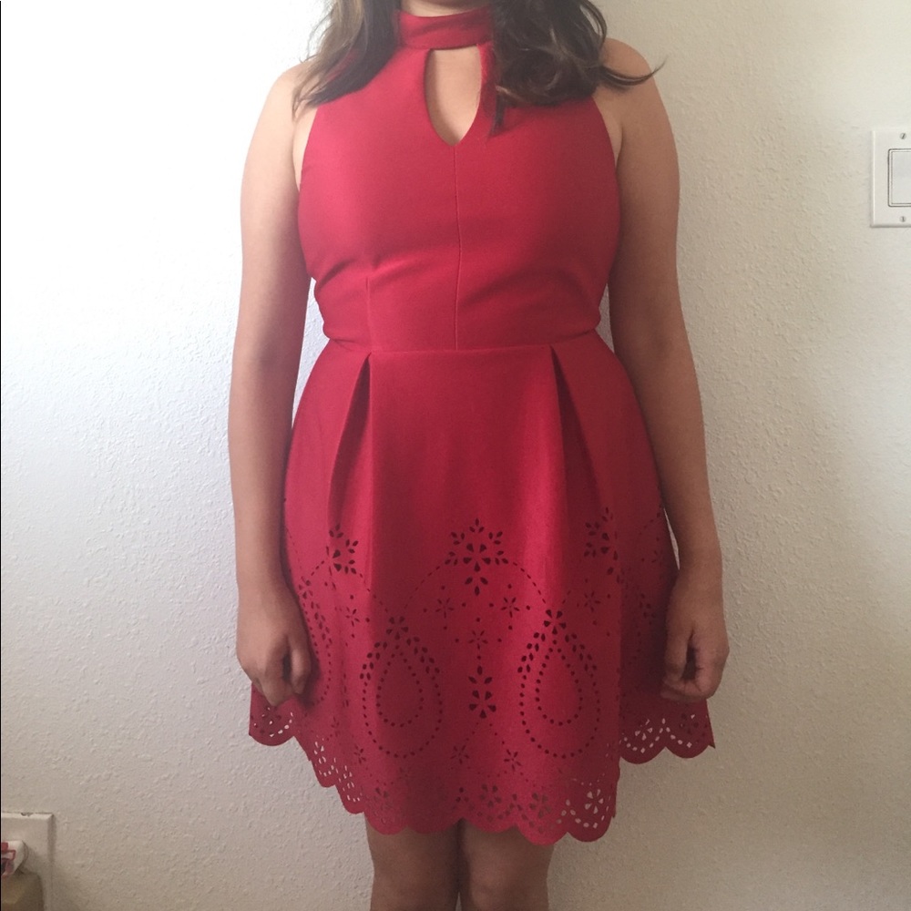 Red dress from Macy's