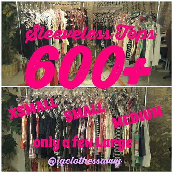 Large BOX of Sleeveless Tops MYSTERY Bundle, 24-27 - Picture 2 of 8