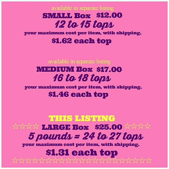 Large BOX of Sleeveless Tops MYSTERY Bundle, 24-27 - Picture 5 of 8