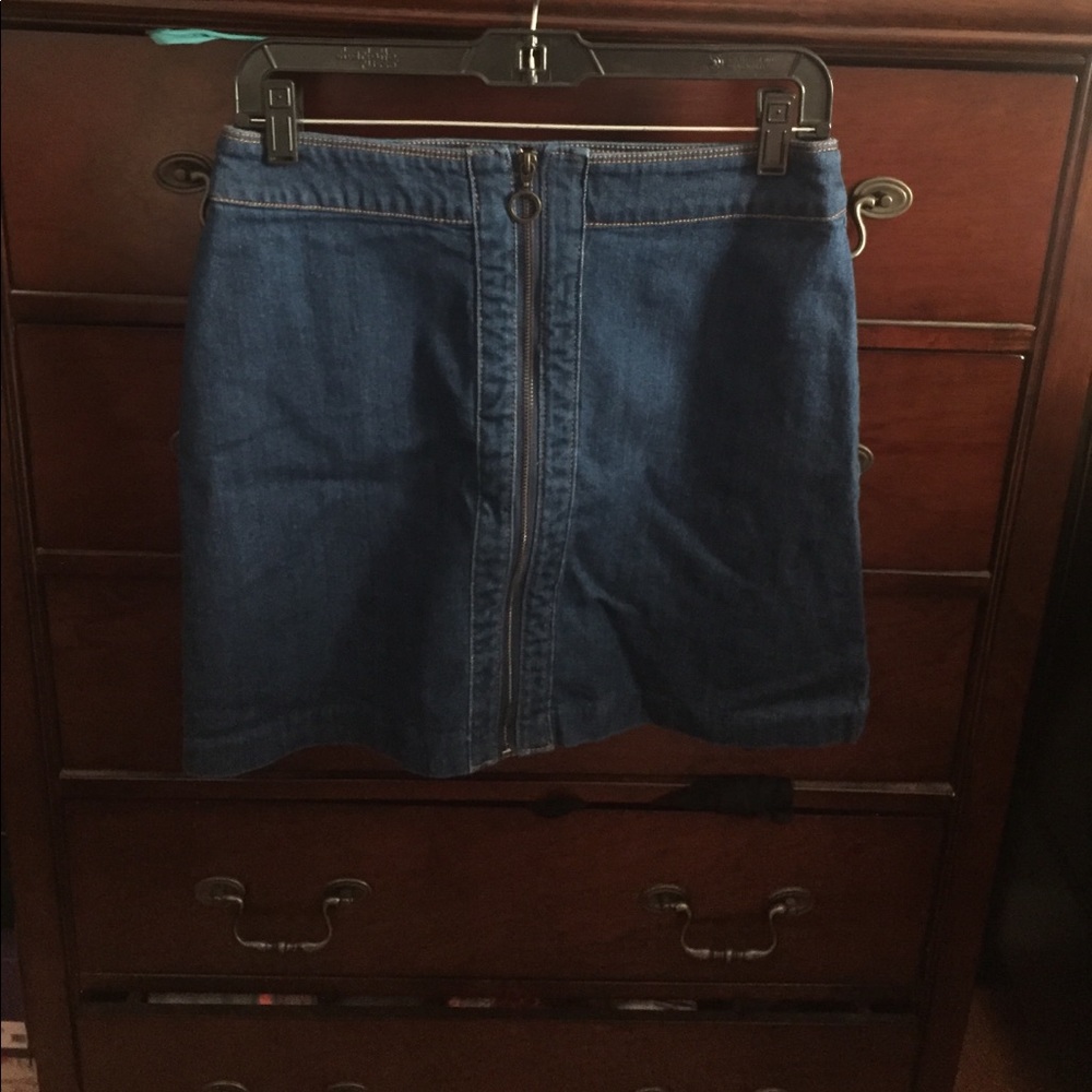 H&M denim mini skirt
