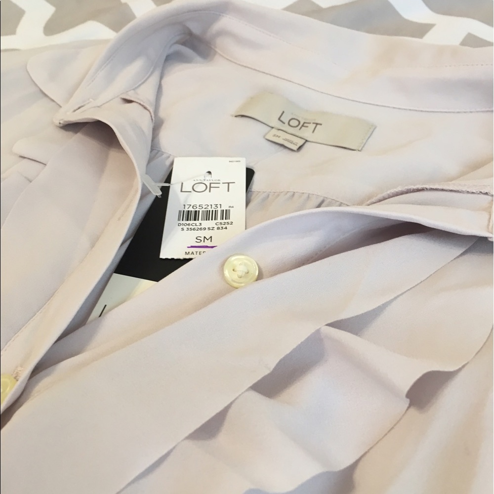 Maternity - blouse tan brand new