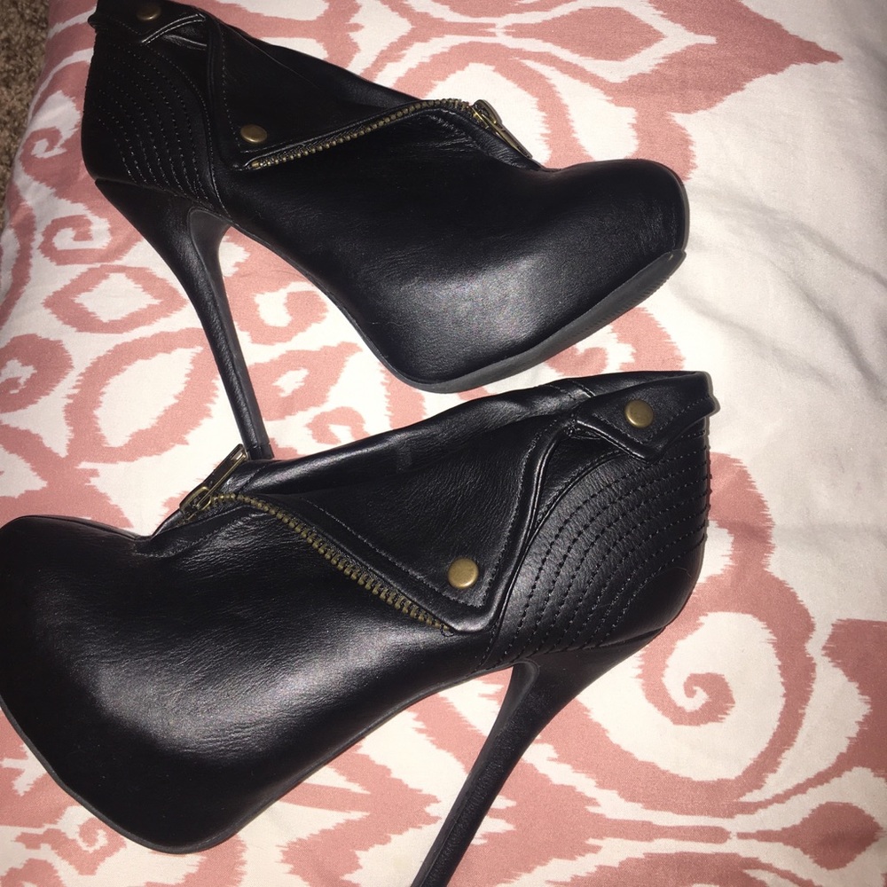 Black booties