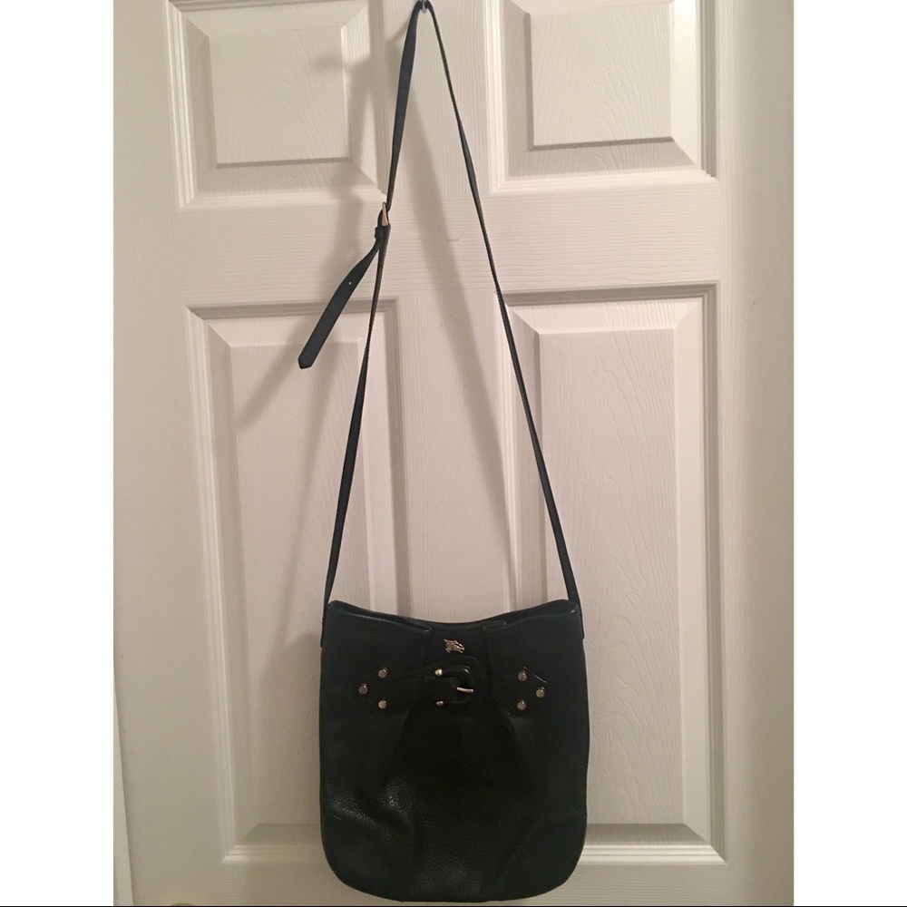 Black Burberry Crossbody Purse Bag